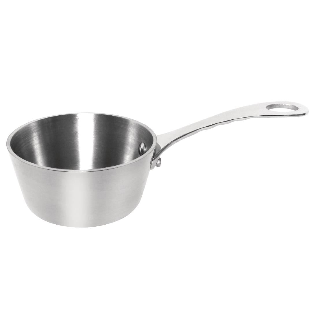 Vogue Stainless Steel Mini Gravy Pan 8cm