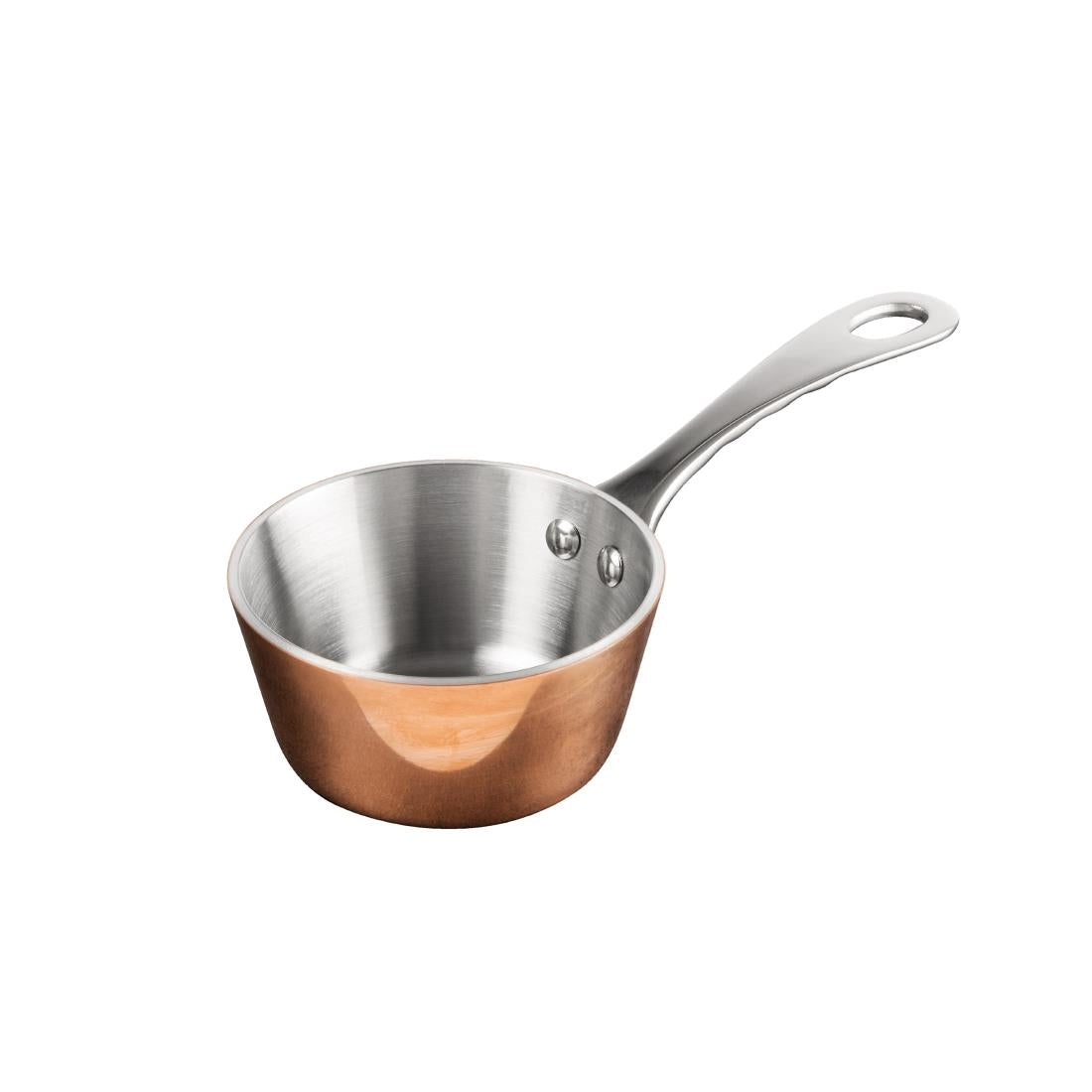 Vogue Mini Copper Tri Wall SautŽ Pan 8cm