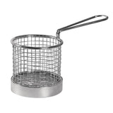 Olympia Chip Basket Round with Handle 95mm