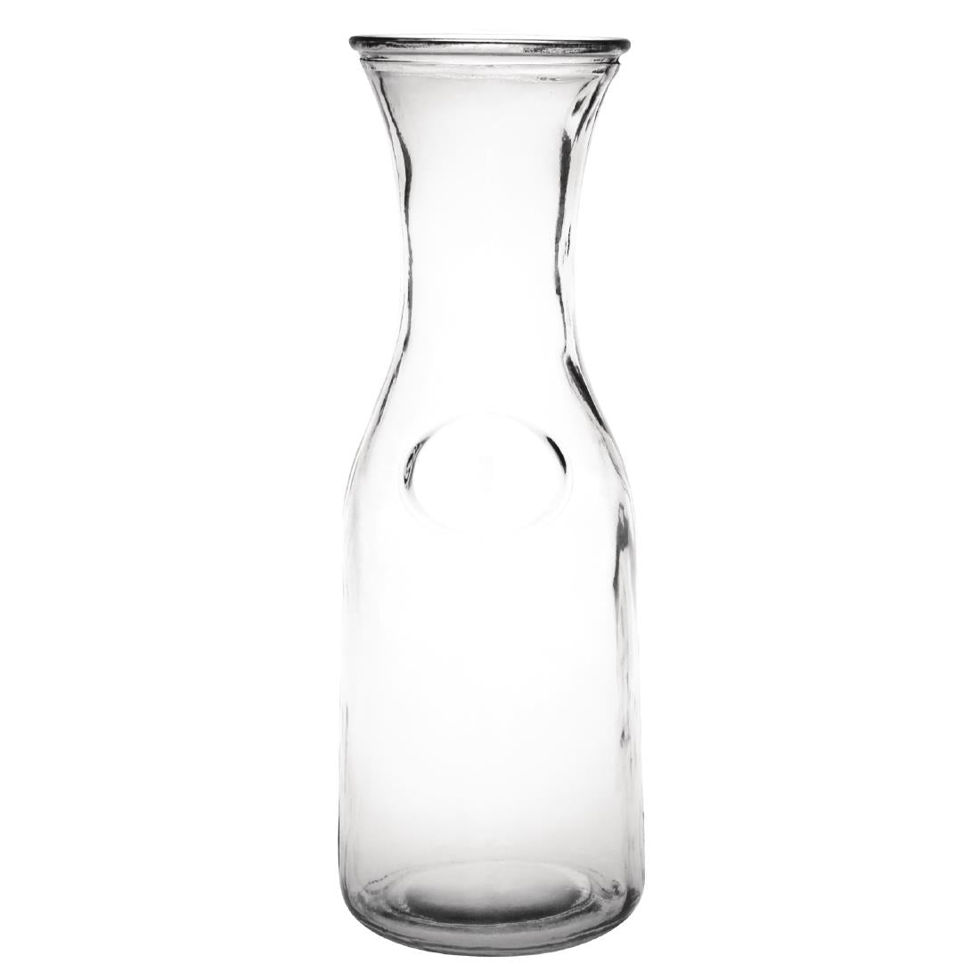 Olympia Glass Carafe 1Ltr (Pack of 6)