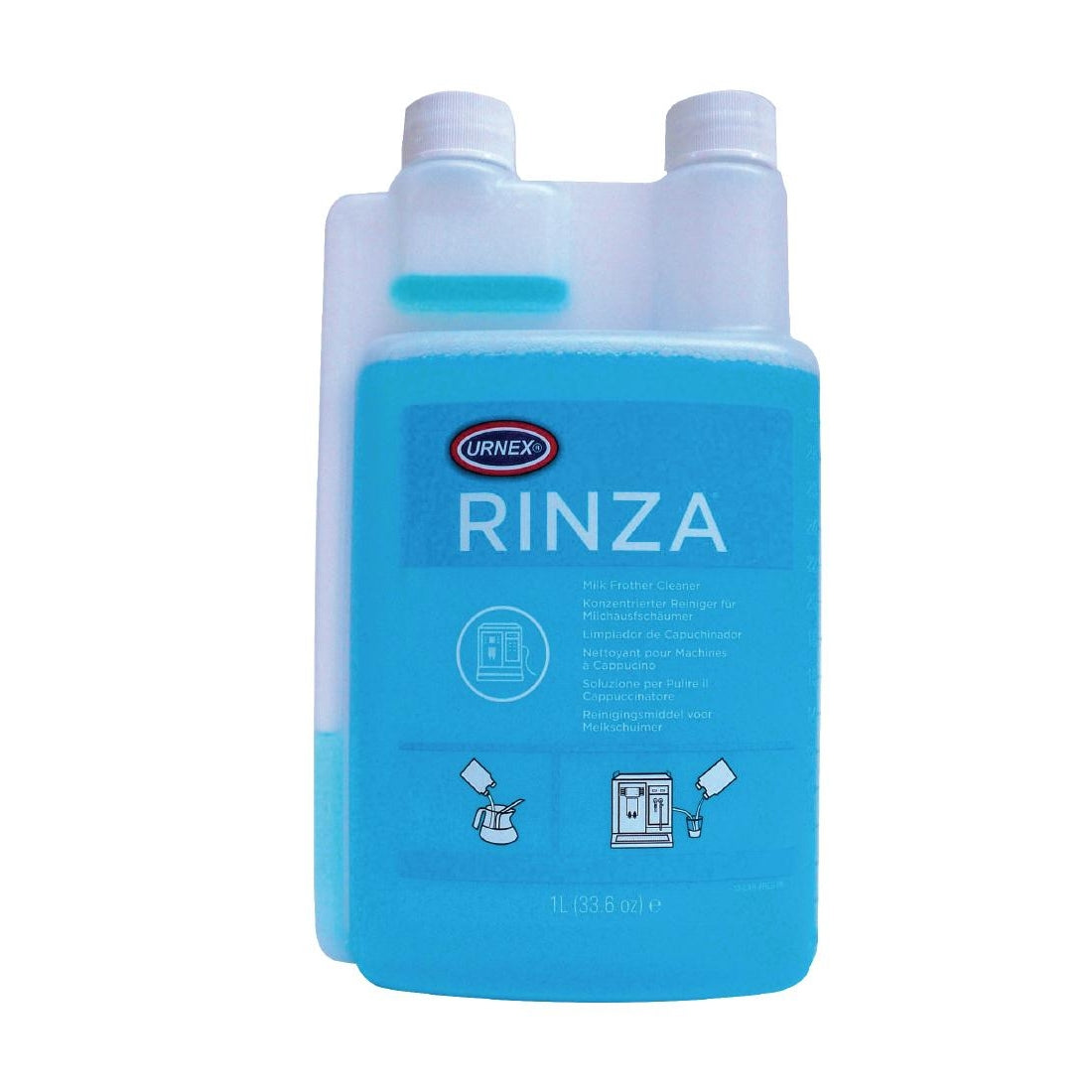 Urnex Rinza Alkaline Milk Frother Cleaner Concentrate 1.1Ltr