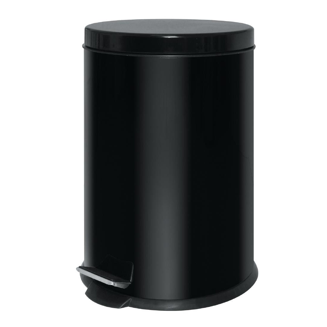 Pedal Bin Black Stainless Steel 20Ltr