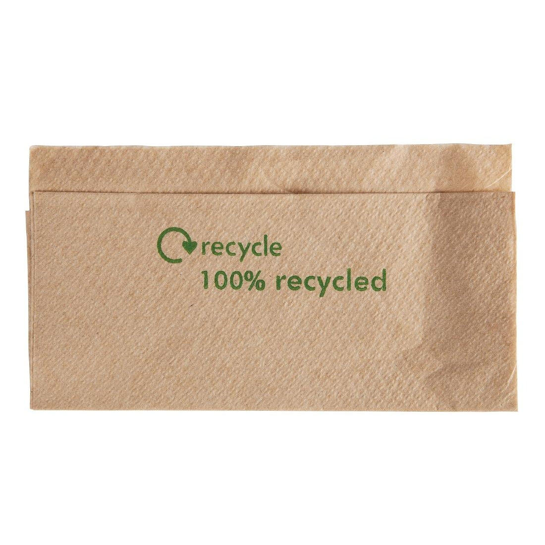 Swantex Recycled Lunch Napkin Kraft 32x30cm 1ply Pre-Folded (Pack of 6000)