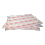 Burger Wrapping Paper Sheets Red 245 x 300mm (1000 pack)