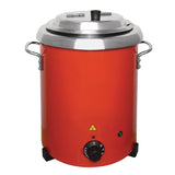 Buffalo Red Soup Kettle with Handles