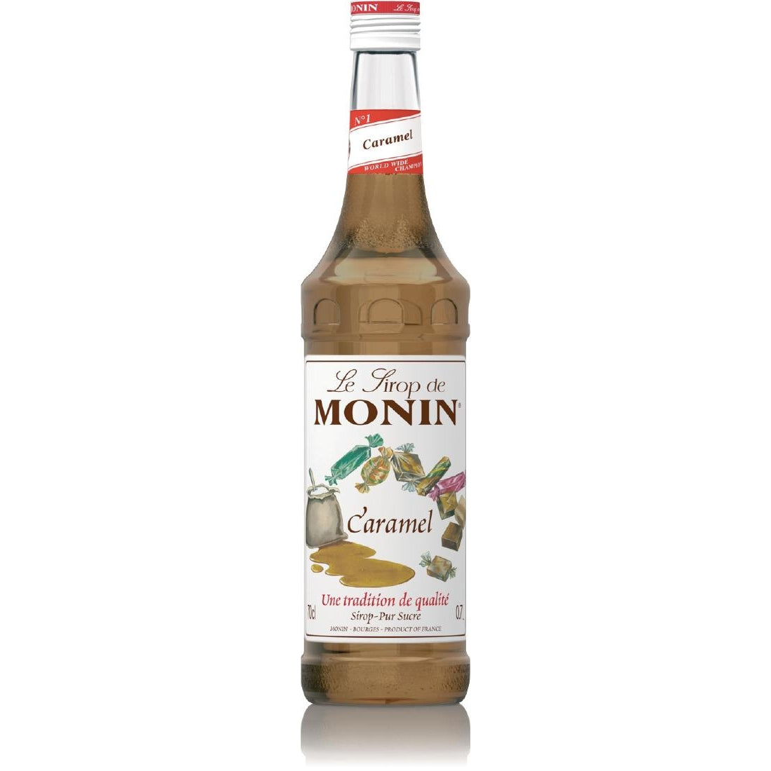 Monin Sugar Free Caramel Syrup 1Ltr