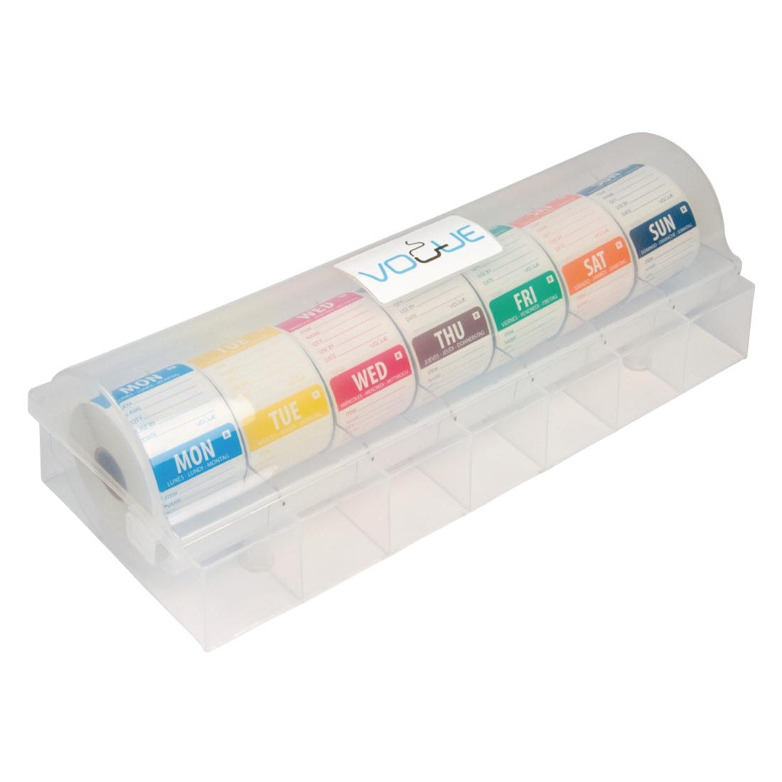 Hygiplas Dissolvable Colour Coded Food Labels with 2" Dispenser