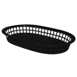 Oval Food Basket Black