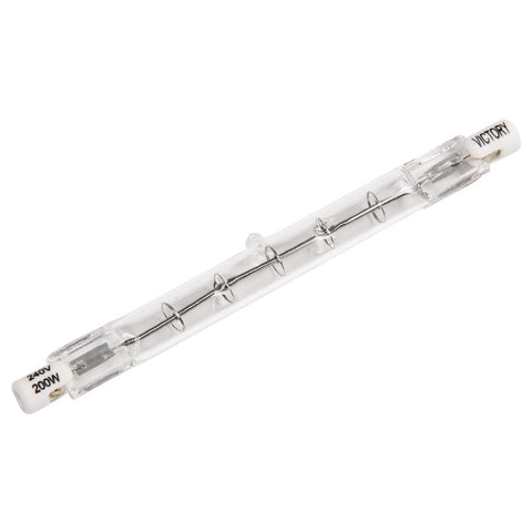 Bare Infrared Quartz Heat Bulb 118mm 200W