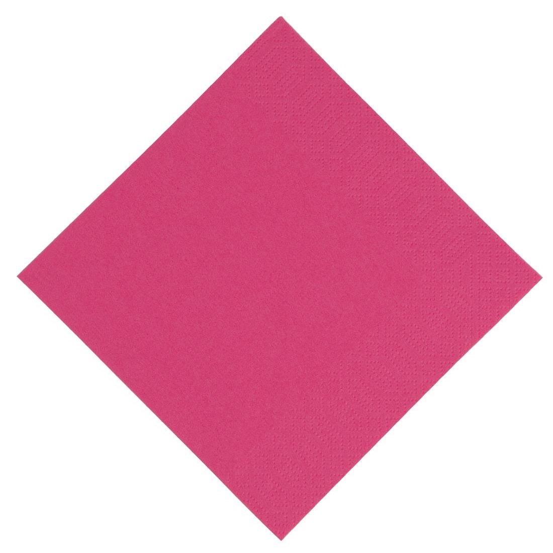 Duni Lunch Napkin Fuschia 33x33cm 3ply 1/4 Fold (Pack of 1000)