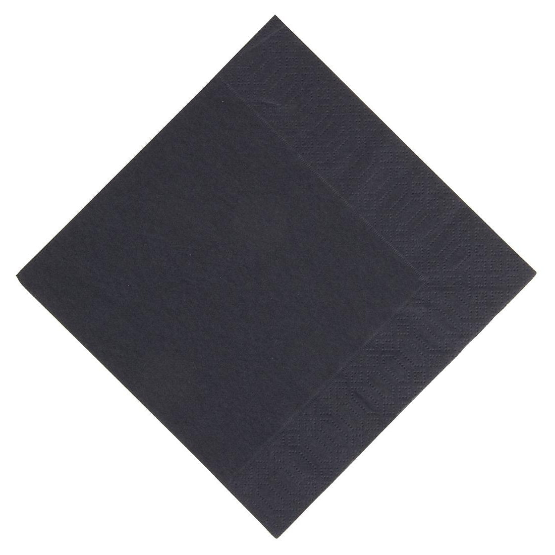 Duni Lunch Napkin Black 33x33cm 3ply 1/4 Fold (Pack of 1000)