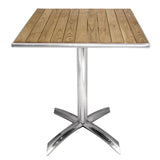 Bolero Ash Flip Top Square Bistro Table 600mm