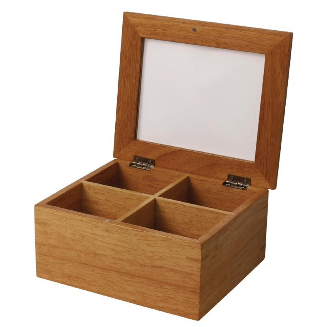 Olympia Mini Hevea Wood Tea Box