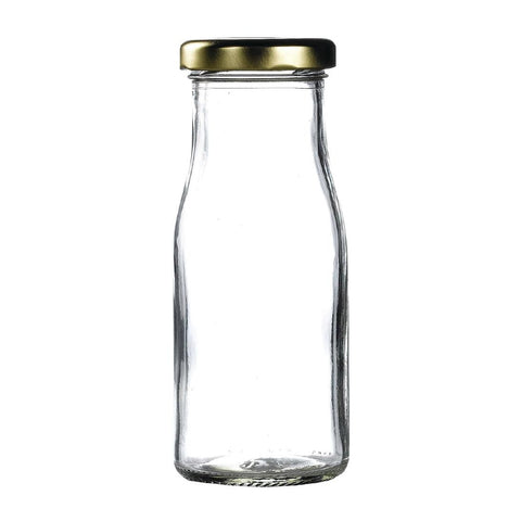 Gold Cap for Mini Milk Bottles