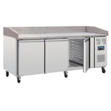 Polar Bakery Counter Fridge with Marble Work Surface