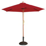 Bolero Round Parasol 2.5m Diameter Red