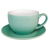 Olympia Cafe Cappuccino Cups Aqua 340ml