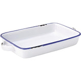 Utopia Avebury Blue Large Rectangular Dish 220mm (12 Pack)