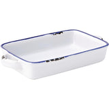 Utopia Avebury Blue Small Rectangular Dish 175mm (12 Pack)