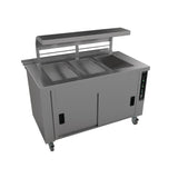 Falcon Chieftain 3 Well Heated Servery Counter with Trayslide HS3