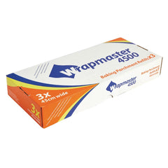Wrapmaster Baking Parchment 450mm x 50m (3 Pack)