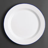 Olympia Enamel Dinner Plates 245mm (Pack of 6)