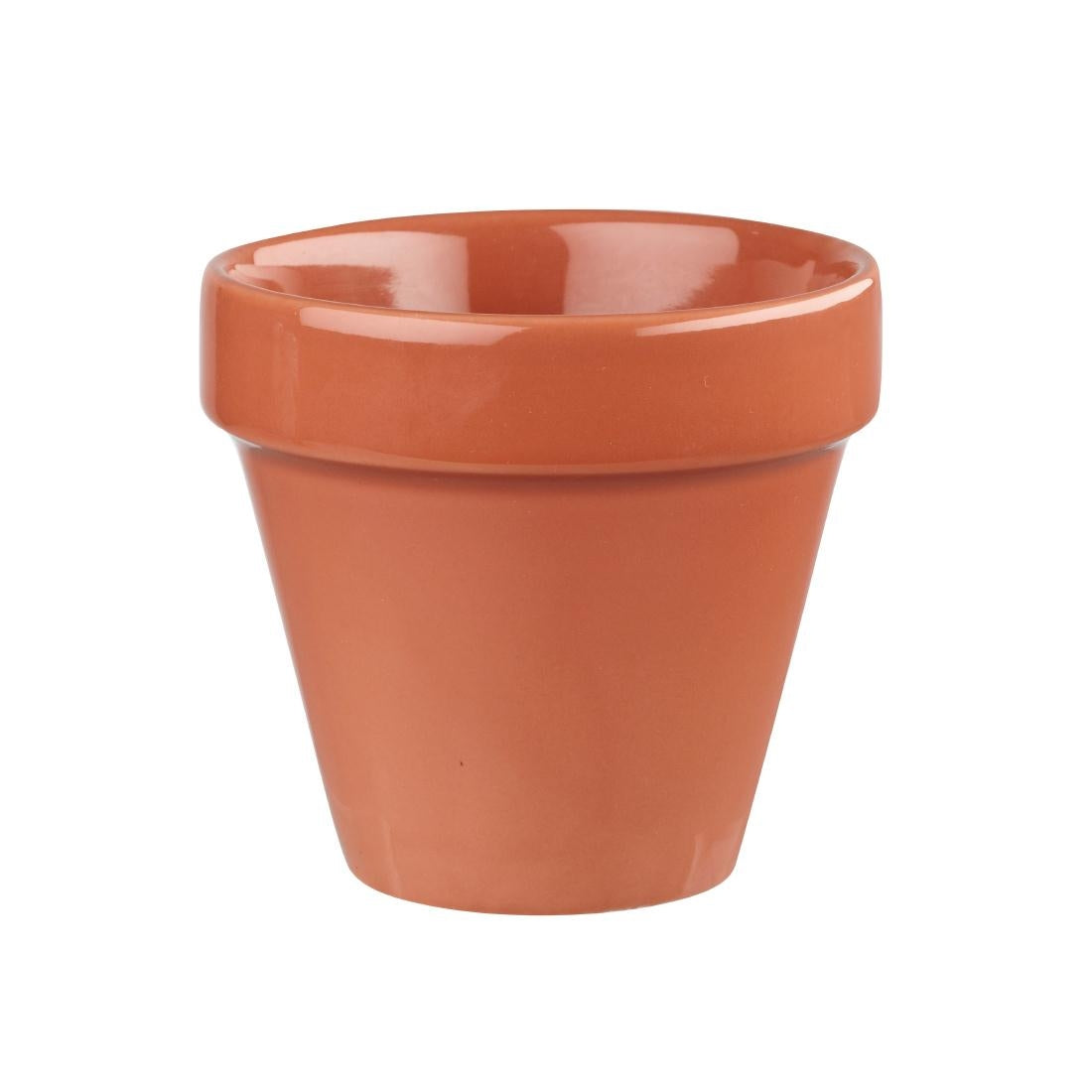 Churchill Bit On The Side Plant Pot Paprika 17oz (Pack of 6)