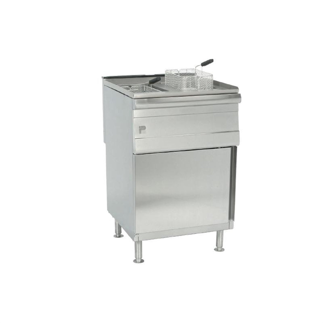 Parry Twin Tank Twin Basket Free Standing Natural Gas Fryer GDF