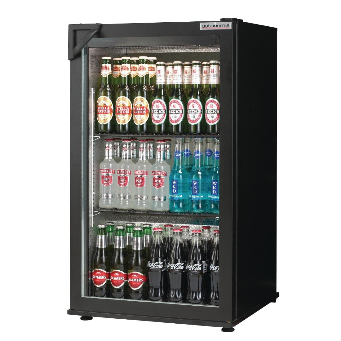 Autonumis Popular 1 Door Back Bar Cooler Black A209179