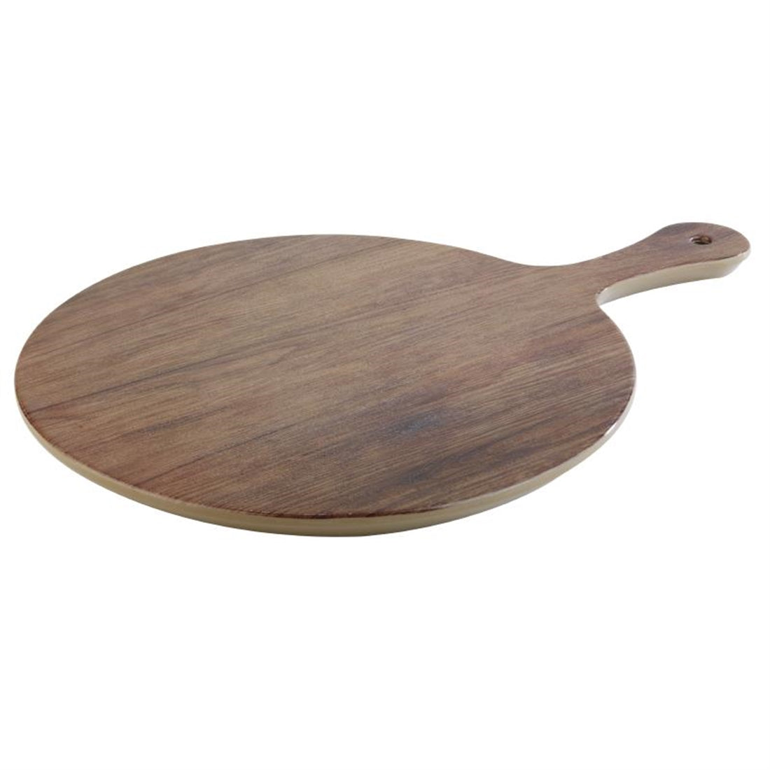 APS Oak Effect Round Handled Pizza Paddle Board 300mm