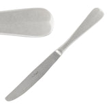 Pintinox Baguette Stonewashed Dessert Knife (Pack of 12)