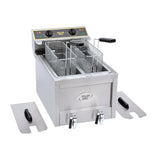 Roller Grill Double Tank Countertop Fryer RFE8D