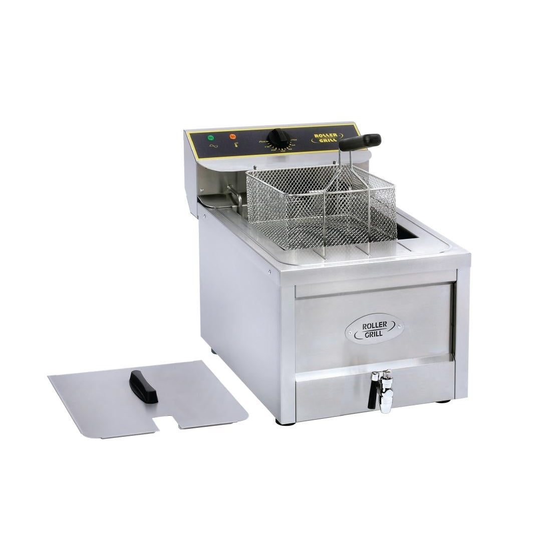 Roller Grill Single Tank Single Basket Countertop Electric Fryer RFE12