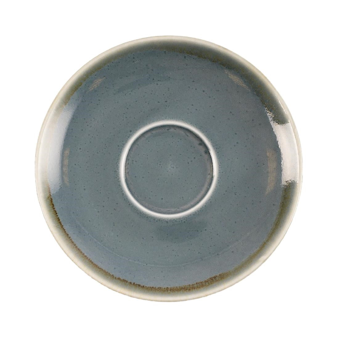 Olympia Kiln Cappuccino Saucer Ocean 140mm (6 Pack)