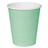 Fiesta Single Wall Takeaway Coffee Cups Turquoise 225ml / 8oz x 50