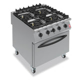 Falcon F900 Four Burner Oven Range on Castors Natural Gas G9184