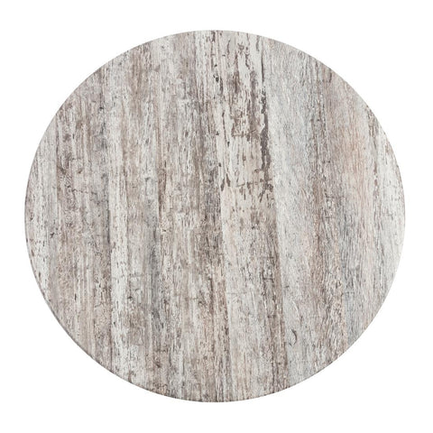 Werzalit Pre-drilled Round Table Top  Montpelier 700mm