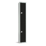 Elite Double Door Manual Combination Locker Locker Black