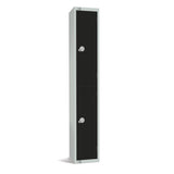 Elite Double Door Manual Combination Locker Locker Black