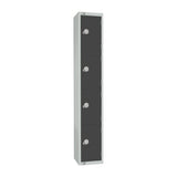 Elite Four Door Padlock Locker Graphite Grey