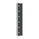 Elite Six Door Manual Combination Locker Locker Graphite Grey