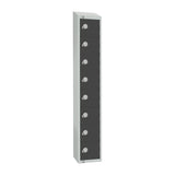 Elite Eight Door Manual Combination Locker Locker Graphite Grey