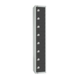 Elite Eight Door Coin Return Locker Graphite Grey