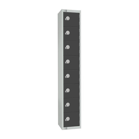 Elite Eight Door Electronic Combination Locker Graphite Grey