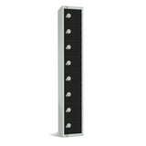 Elite Eight Door Manual Combination Locker Locker Black