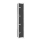 Elite Four Door Camlock Locker Graphite Grey