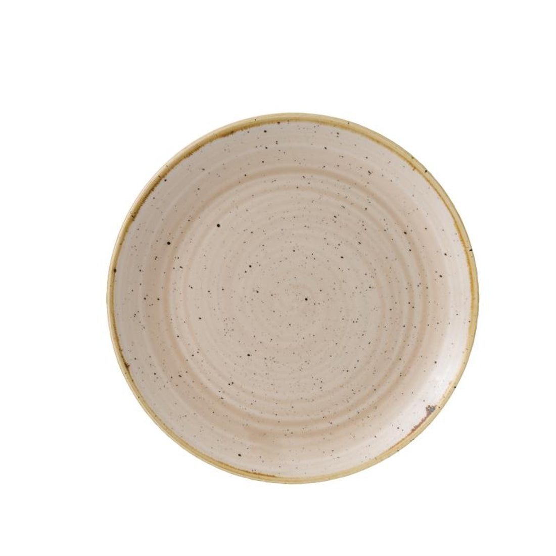 Churchill Stonecast Round Coupe Plates Nutmeg Cream 217mm (Pack of 12)