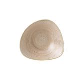 Churchill Stonecast Triangle Bowl Nutmeg Cream 235mm