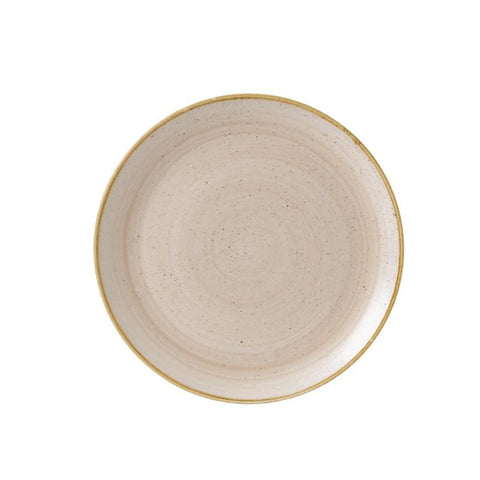 Churchill√•√äStonecast Round Coupe Plate Nutmeg Cream 324mm