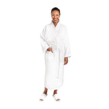 Mitre Essentials Honeycomb Bathrobe Large White